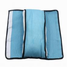 Valuetom Kids Headrest Neck Support Traveling Nap Pillow Shoulder Pad For Car Seat Belts (Blue)